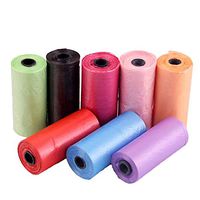 NWQEWDG 5 Roll Strong Durable Disposable Kitchen Garbage Bag Trash Wastebasket Bags Can Liners for Home, Office, Waste Bin, Bathroom