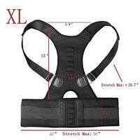 Posture Clavicle Posture Corrector for Woman for Man Back Straight Shoulders Brace Strap Correct Posture M-XL by SHG (XL)
