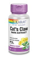 Solaray Guaranteed Potency Cat's Claw Supplement, 200mg, 30 Count