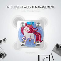 Beautiful Cartoon Pony Scales for Body Weight Weight Scale Fitbit in Body Scale Tracks 8 Key Compositions Analyzer Sync with Fitness Apps 400 Lbs