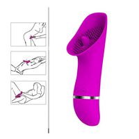 Wireless & Waterproof 30 Frequency Vibration Tongue Vibrate Toy Oral Tongue Simulator for Female X1