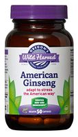 Oregon's Wild Harvest Non-GMO American Ginseng Capsules, 50 Count
