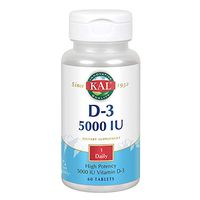 KAL 5000 Iu Ultra D-3 Tablets, 60 Count