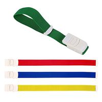 MAZU Tourniquet- Elastic First Aid Quick Release Sport Emergency Buckle Band -at Home, Outdoors, sports,Car, Camping, Workplace, Hiking & Survival (A pack of 4,Multi-color) B2