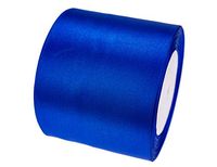 ATRibbons 25 Yards 3 Inches Wide Satin Ribbon Perfect for Wedding Satin Chair Sash and Gift Wrapping (Royal Blue)
