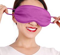 NEIWAI 100% Silk Sleep Mask Light-Blocking Eye Mask for Men & Women Orchid
