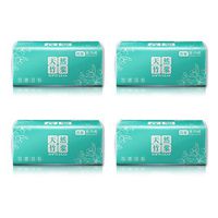 TOMYEUS Toilet Paper Towels Bath Bathroom Tissue Strong Water Home Thickening Absorption Paper Ideal for Home Towel Pack of 4