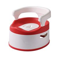 Urinal MAZHONGWU Children's Toilet Unisex Pp Material Removable Easy to Clean with Cover Anti-Odor (Color : Red)