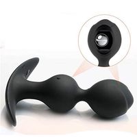 3Pcs/Set Soft Silicone Trainer Kit Anale Beads Plugs Beginner Set for Women and Men with Whirling Play