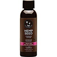 Earthly Body Hemp Seed Massage Lotion, 2.0 oz - Skinny Dip, Clear