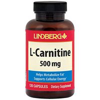 Lindberg L-Carnitine 500 mg 120 Capsules