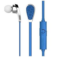 KinStore Sport Wireless Stereo Music Headphone with Snake Head Shape in-Ear Type and Noise Cancelling Function (Blue)