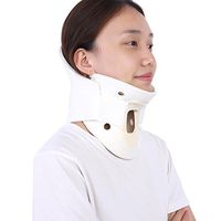 Neck Brace Cervical Neck Traction Device Adjustable Breathable Neck Support Neck Pain Relief Orthosis Braces Collar Stretcher for Spine Alignment and Chronic Neck Pain(M)