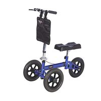 Lifestyle Mobility Aids Lightweight Folding Knee Walker with XL 12" All Terrain Wheels (Blue)