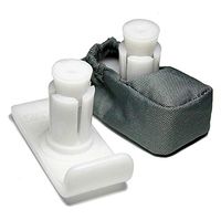 RMS Walker Glide Skis with Covers for Indoor and Outdoor - Universal Fit for Most Walkers - Durable Coaster Gliders for Safety and Stability - Smooth Shoe Pads Protect Flooring