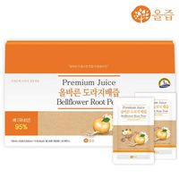 AllJeup Natural Premium Korean Pear & Bellflower Root Juice - Good source of Fiber, Healthy, Potassium, Magnesium, Vitamin C & K (100ml X 30 pouches)