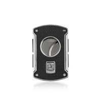 Colibri Slice Cigar Cutter Black Carbon Fiber + Polished Chrome