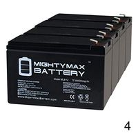 Mighty Max Battery 12V 9Ah SLA Battery Replacement for Tempest TR9-12 - 4 Pack Brand Product
