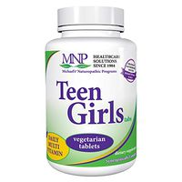 Michael's Naturopathic Programs Teen Girls - 90 Vegetarian Capsules - Daily Multivitamin & Mineral Supplement with B Complex Vitamins & Female Herbal Blend - Kosher - 45 Servings