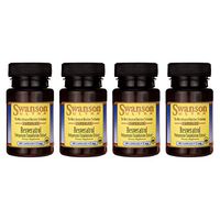 Swanson Resveratrol Polygonum Cuspidatum Extract 5 Milligrams 60 Capsules (4 Pack)