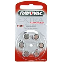 Valley Sundries Rayovac Hearing Aid Batteries- Extra Advanced 312