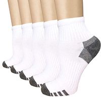 Compression Socks Plantar Fasciitis for Women Men (3/5/7 Pack), 8-15 mmhg Athletic Sock Arch Support Flight Travel Nurses White L/XL