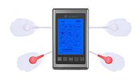 Unimed Pro X Tens Unit Muscle Stimulator Massager 12 Modes Dual A B Channel [Lifetime Warranty] (Silver)