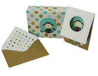 Baby Shower Thank You/Invitation Cards, Envelopes & Keepsake Box “Jungle Tales” – 10 Blank Inside Notecards w/10 Matching Envelopes – Baby Shower Thank You, Invitation, Stationery Note Cards