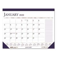 House of Doolittle Compact Desk Pad Calendar 12 Months January 2012 to December 2012, 18.5 x 13 Inch, Blue and Gray, Recycled (HOD1646)
