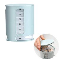 Pill Organizer, Weekly Travel Pill Box Portable Medicine Organizer 7 Day Pill Container Vitamin Organizer