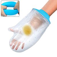 Waterproof Hand Cast Cover for Shower Bath, Adult Watertight Wrist Wound Protector Resuable Bandage Sleeve Bags for Broken Hand, Wrist, Fingers, Surgery, Burns