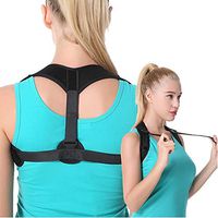HOMEYJ Posture Corrector Spinal Support,Posture Corrector Back Support Belt Adjustable Size Physical Therapy Posture Brace Men Women One Size （27" 46"）