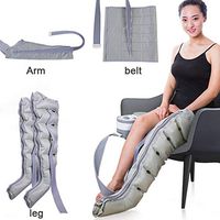 DXFK.AM Air Compression Boots Inflatable Massage Set Machine Intermittent Pneumatic Air Therapy Recovery for Lymphedema Circulation Swelling Relax Pain Relief,2leg+1arm+1waist