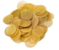 VNDEFUL 100 Pieces Pipe Screen Filter, Brass Tobacco Pipe Bowl Screens 3/4 Inch