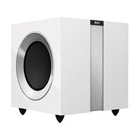 KEF R400GW R400b Front Firing Powerful Subwoofer - Gloss White (Single)
