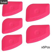 Fumak 5Pcs Mini Lil Chizler Squeegee Ice Scraper Car Window Tint Film Wrapping Tool Vinyl Wrap Decals Tool Car Cleaning Tool A61