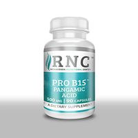 Natural Pro B15 Pangamic Acid from California Apricot Seeds- Oxygen Delivery Supplement for Energy,Stamina and Focus- 90 Capsules