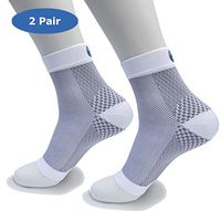 Kinship Comfort Brands Plantar Fasciitis Sock Sleeve for M & W - Compression Foot Sleeves for Pain Relief, Heel & Arch Support Pain | 1 & 2 Pair | 4 Colors (S,M,L,XL)