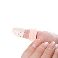 MQYH@ Finger Fracture Fixation - Hard Rubber Finger Cuff Hanging Finger Tendon Damage Thumb Flap Sheath Finger Fixation, S