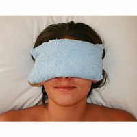 Warmables Dry Eye Relief Eye Pillow Natural Heat Pack Natural, sky terry cloth