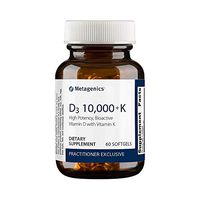 Metagenics D3 10,000 with K2 Soft Gels, 60 Count