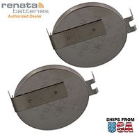 2X Renata CR2032FH2-MFR 3V Lithium Coin Battery HORZ 2-PIN for PC CMOS CHECKSUM Failure Battery State Low, System Options NOT Set, TIME Date NOT Set Display Type Mismatch, Memory Size Mismatch