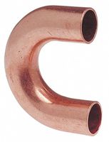 Return Bend, Wrot Copper, C x C, 1/4 In