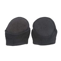 Healifty 1 Pair of Fabric Metatarsal Foot pad Anti Slip Women high Heels Hide Sock Insole Ball of Foot Support for blisters(Black)