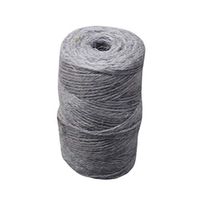 Ammzzoo111 Merry Christmas DIY Christmas Ribbon Rolls Jute Twine Hemp Rope DIY Craft Cord for Wedding Gift Package Party Decoration -50/100cm Light Gray 50m