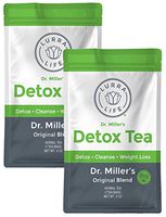 Lurra Life Dr. Miller's Detox Tea | Original Blend | for Detox, Natural Cleansing, and Weight Loss (2 Packs - 4 Tea Bags)