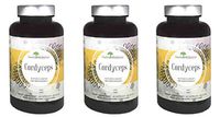 Aloha Medicinals - Pure Cordyceps - Certified Organic Mushrooms – Cordyceps Militaris – Cordyceps Sinensis - Supports Immunity, Energy and Stamina - 525mg - 90 Vegetarian Capsules (3 Pack)
