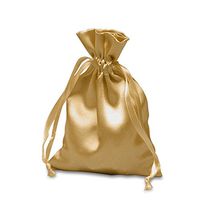 Gold Satin Pouch 4" X 6" | Quantity: 30