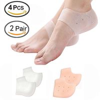Plantar Fasciitis & Heel Spurs Pads (2 Pairs) Arch Support Gel Inserts, Pain Relief Cushions for Women & Men