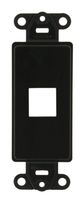 Leviton 41638-E Decora Insert Kit, 6P6C, Black